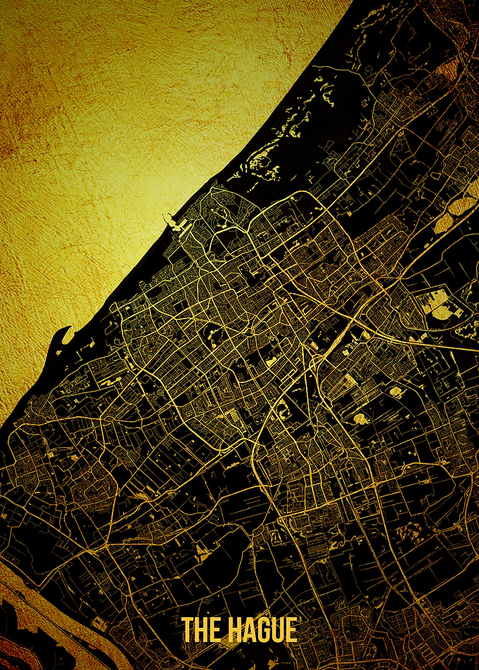 The Hague gold map