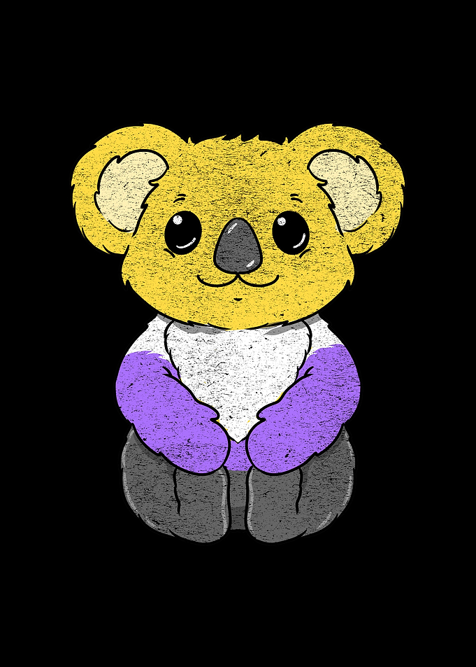 Nonbinary Pride Koala