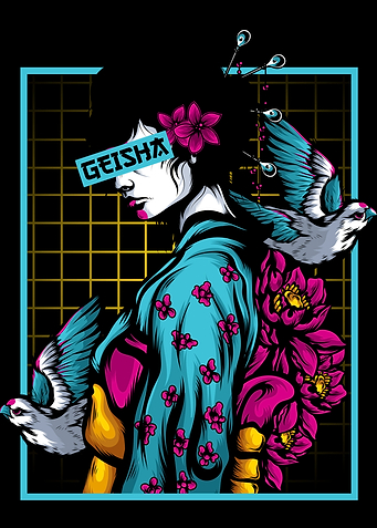 Geisha Japanese Vaporwave