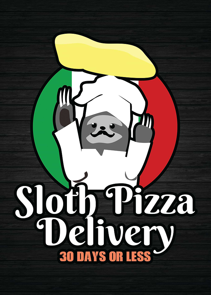 Sloth Pizza Delivery