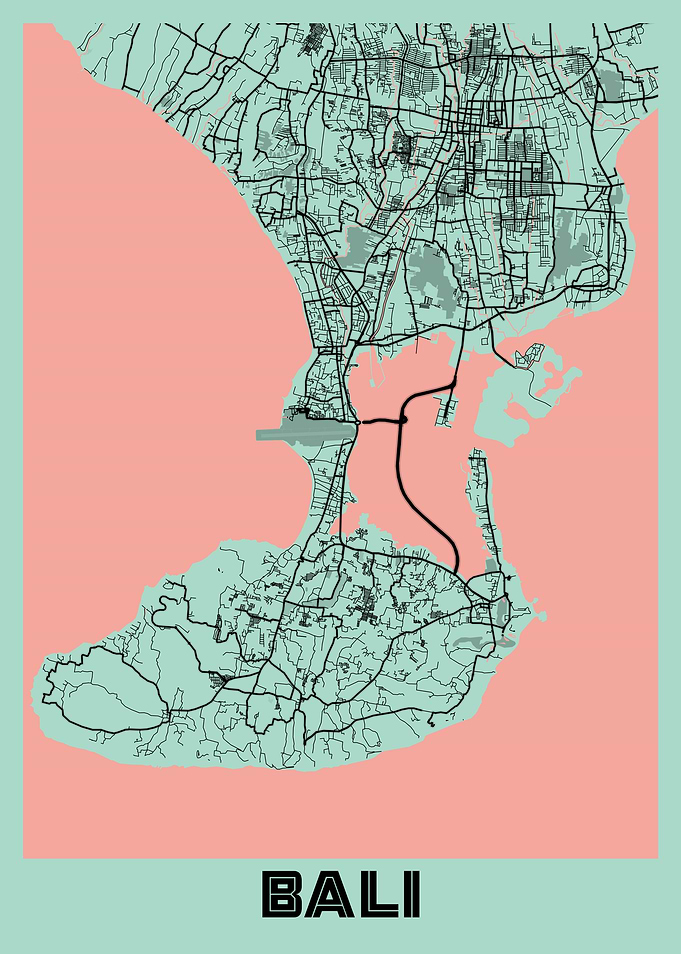 Bali Peony City Map