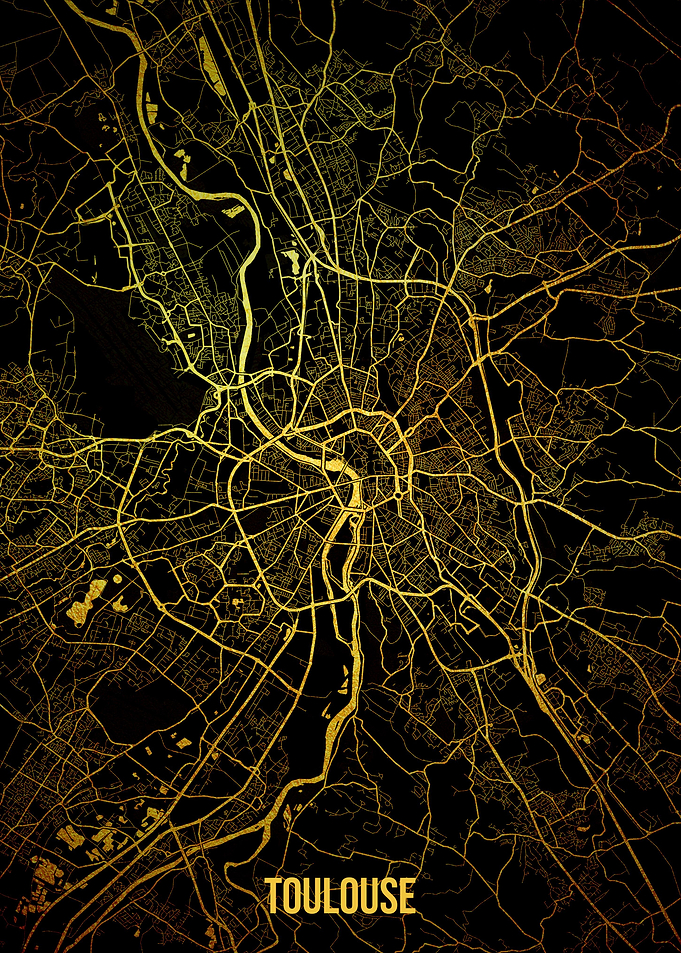 Toulouse gold map