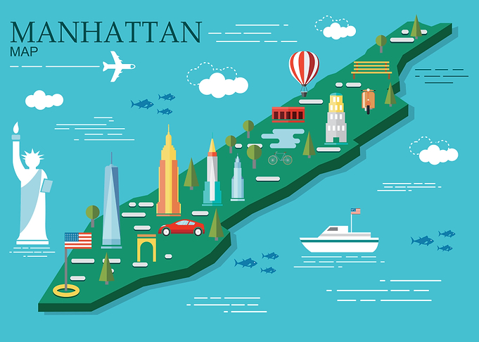 THE USA Manhattan