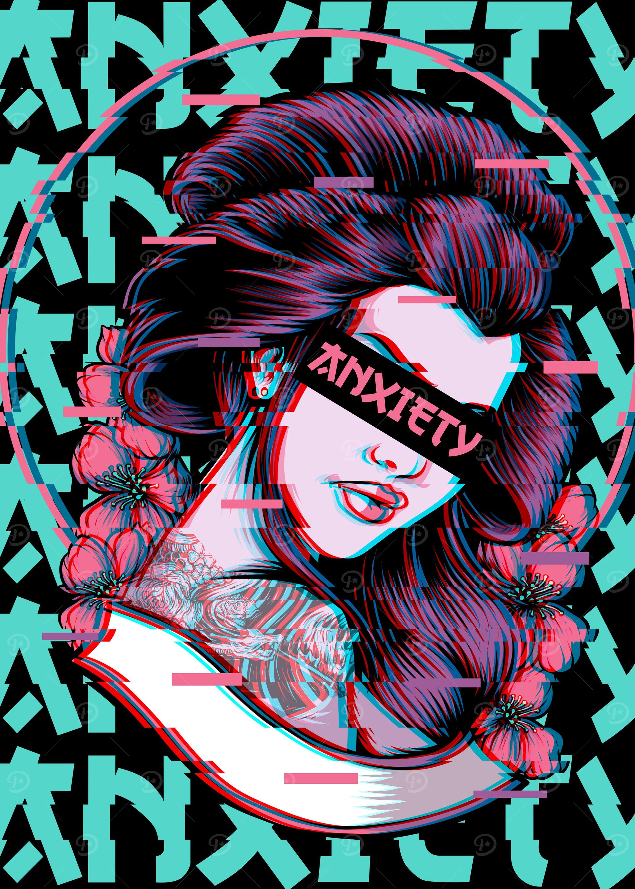 Geisha Egirl Eboy Anxiety