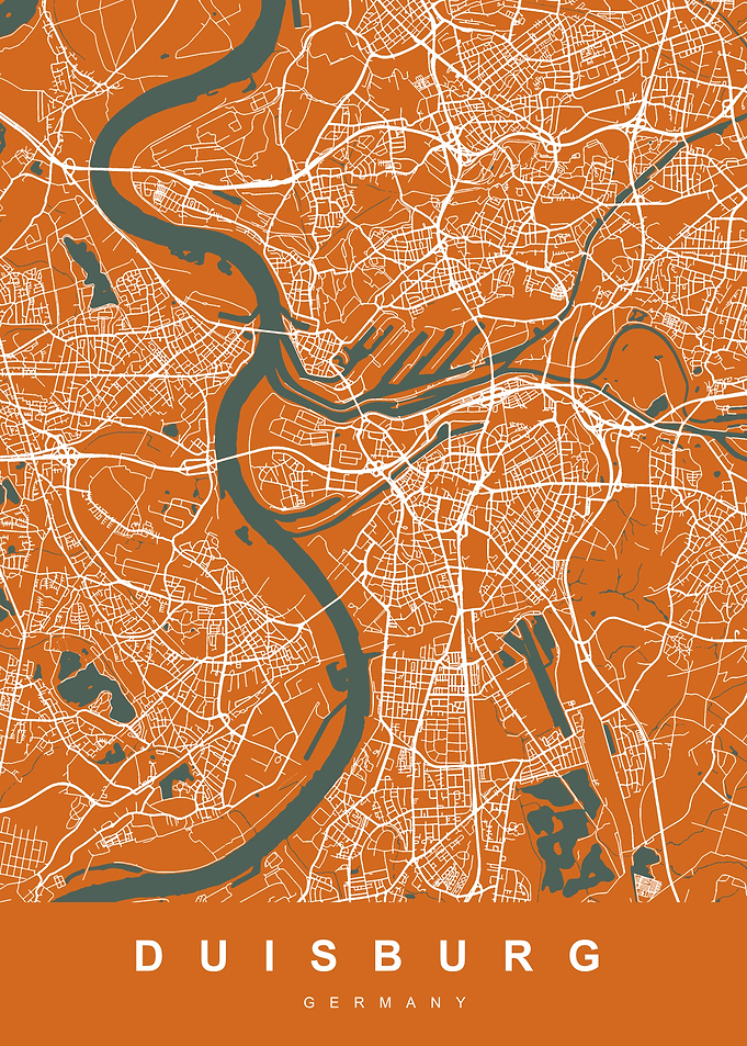 DUISBURG Art Map Germany