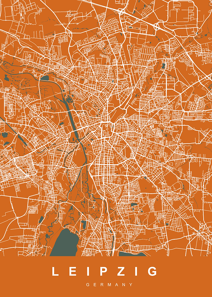 LEIPZIG Art Map Germany