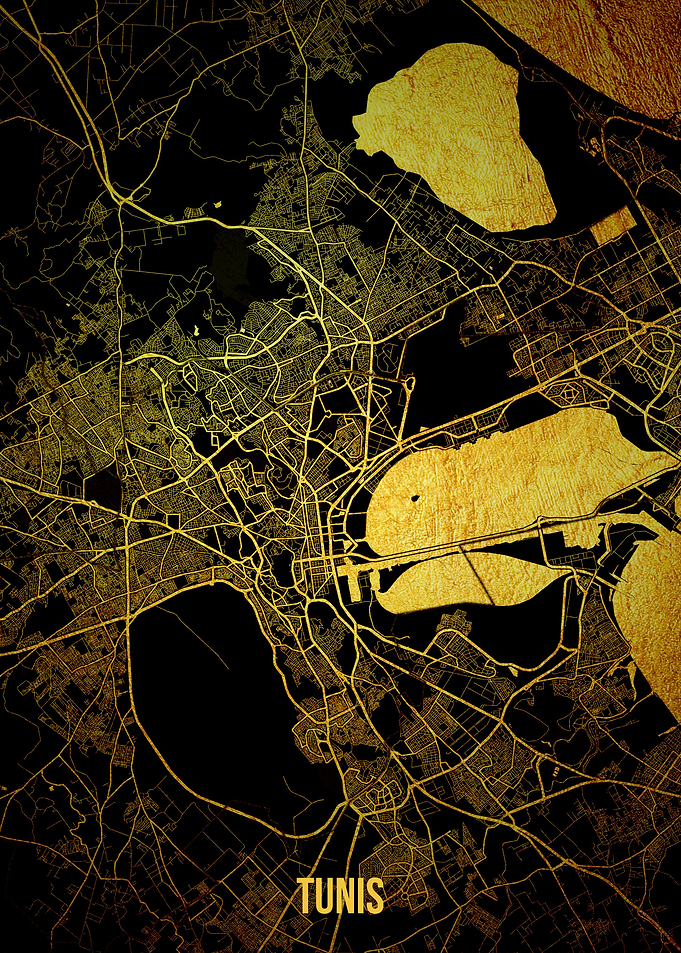Tunis gold map