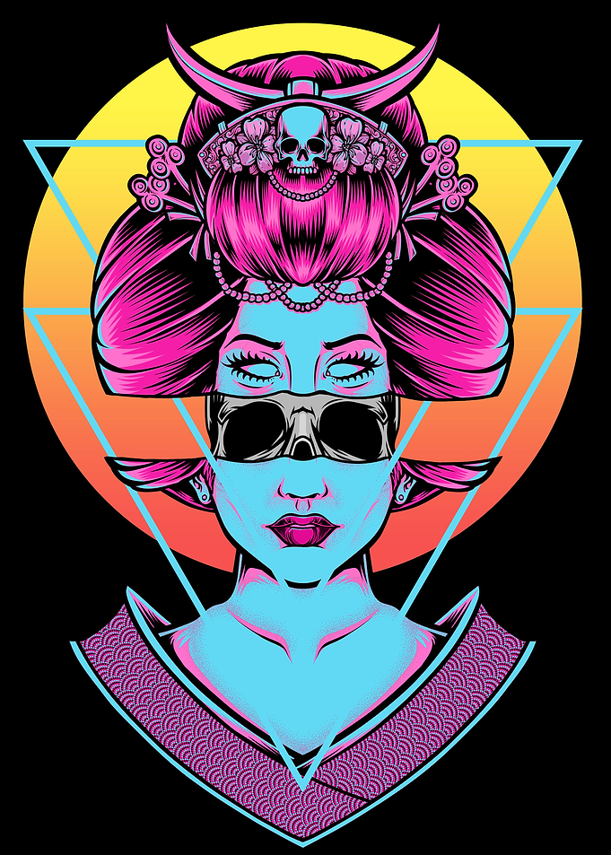 Geisha Goth Aesthetic