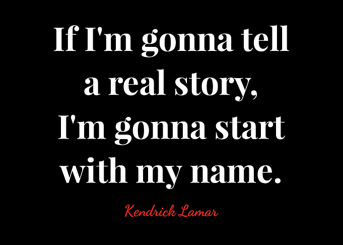 Kendrick Lamar Quote