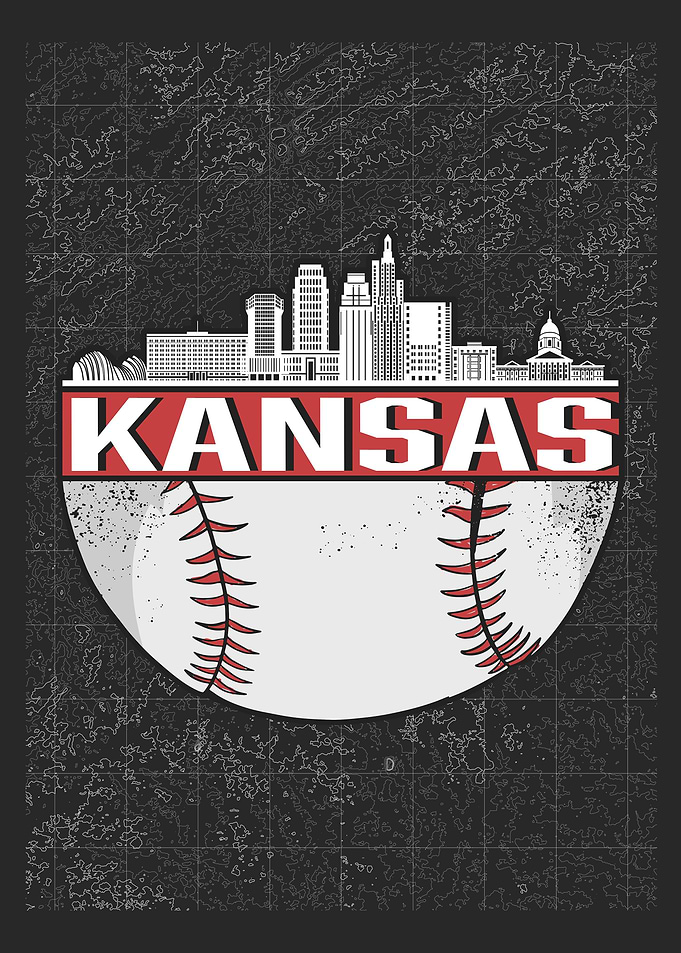 Kansas Baseball Skyline