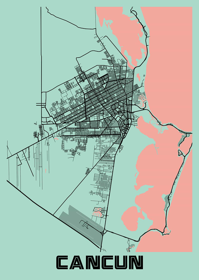 Cancun Peony City Map
