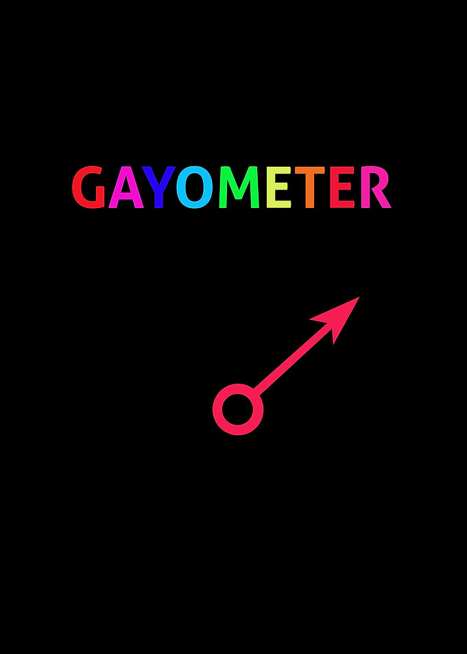 GAYOMETER LGBT Rainbow For
