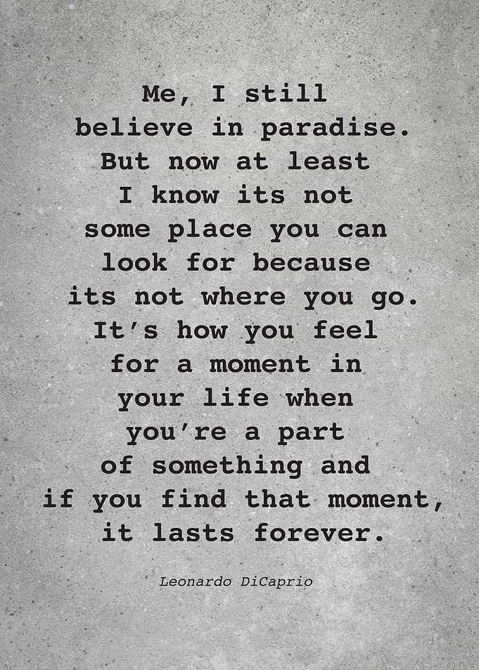 Leo DiCaprio Quote L011