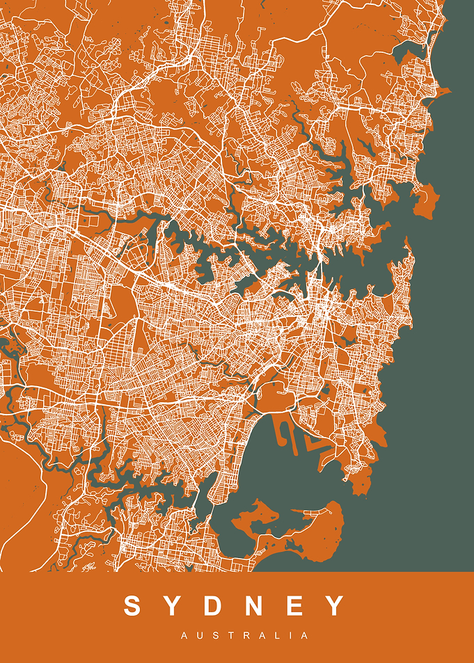 SYDNEY Art Map Australia