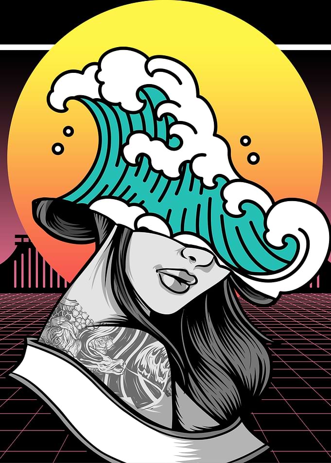 Geisha Kanagawa Wave