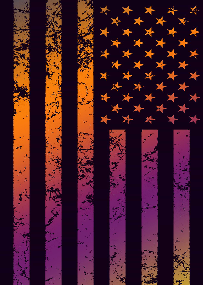 Retro American Flag