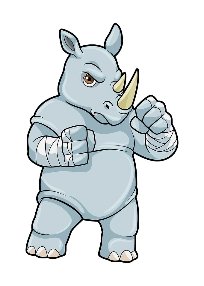 Rhino Boxer Boxing