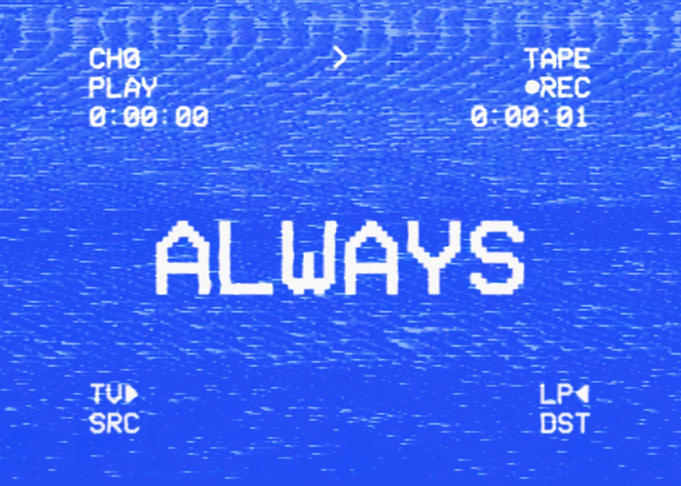 VHS double tape always