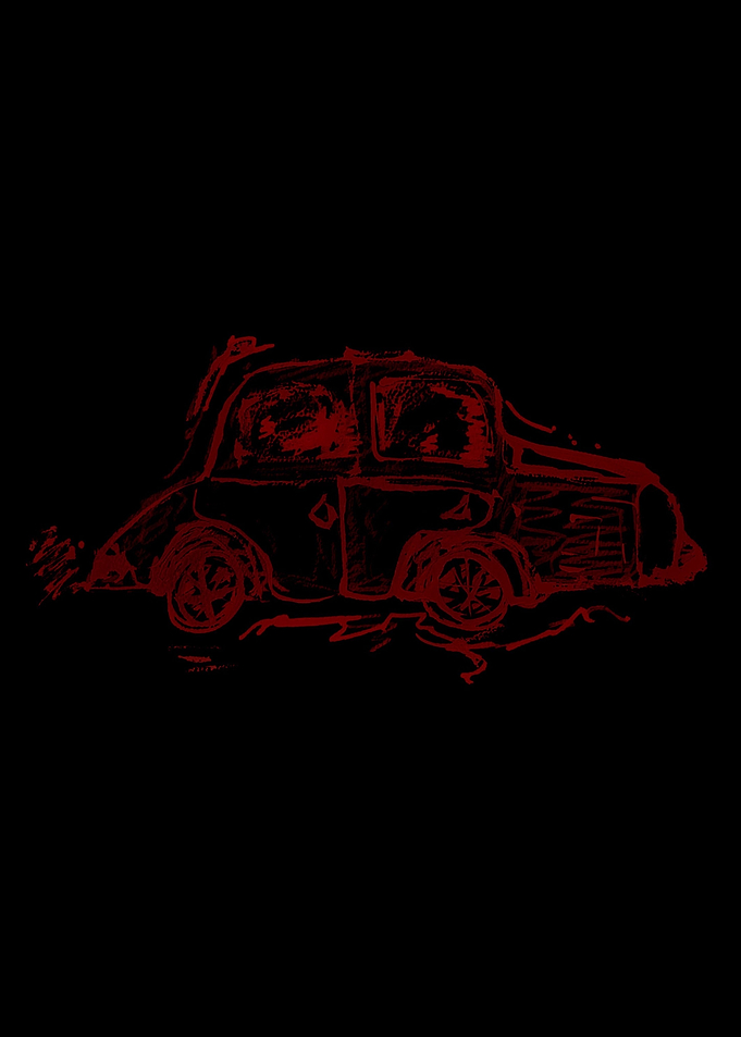 Abstract car sketch