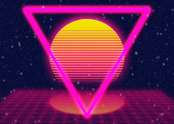Cosmic party poster