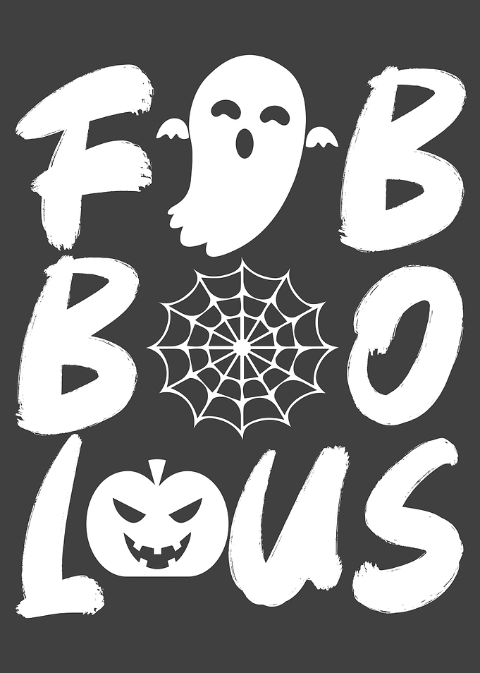 Sweet ghost and pumpkin