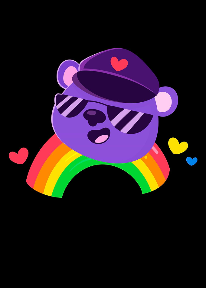Gay Bear LGBTQ Pride Humor