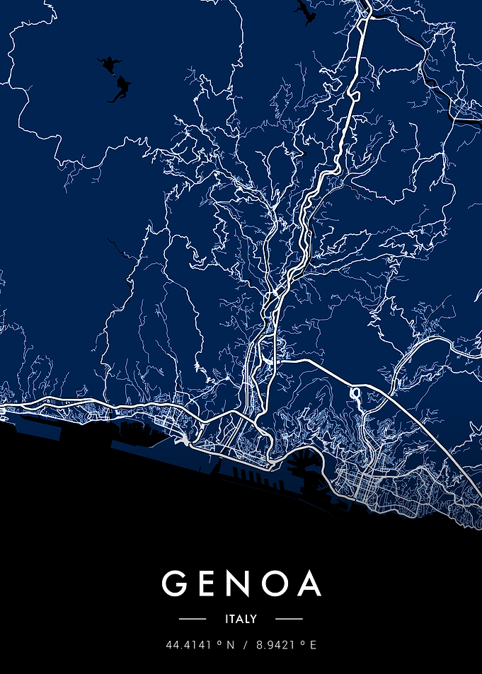 Genoa City Map Blueprint