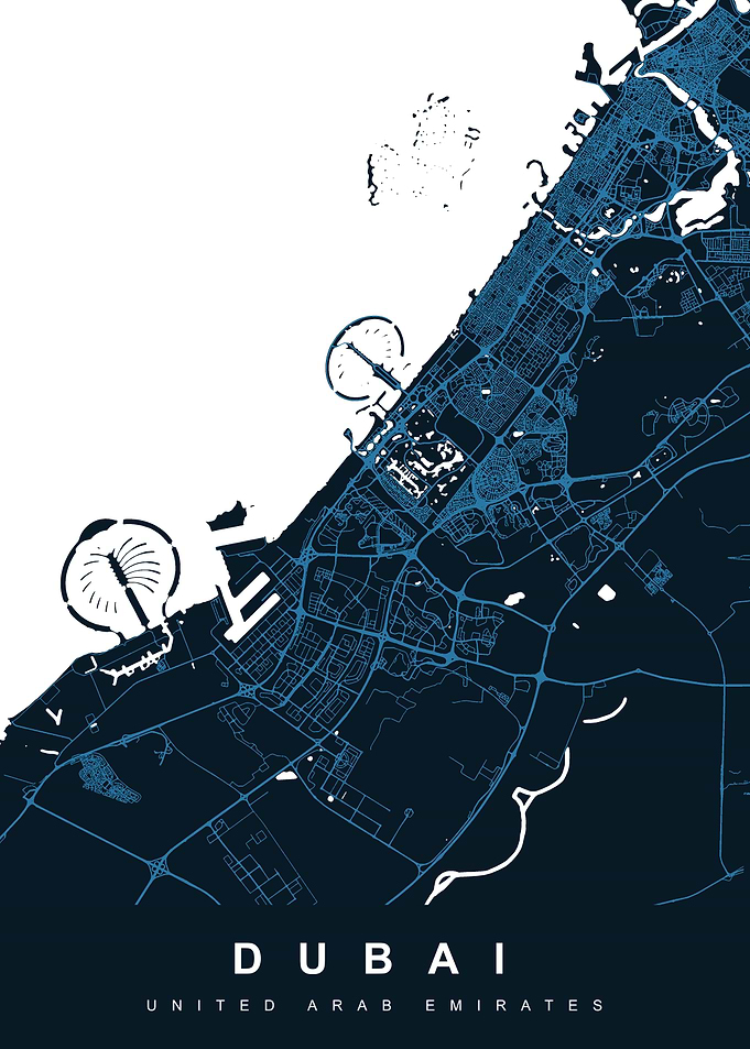 DUBAI Art Map UAE