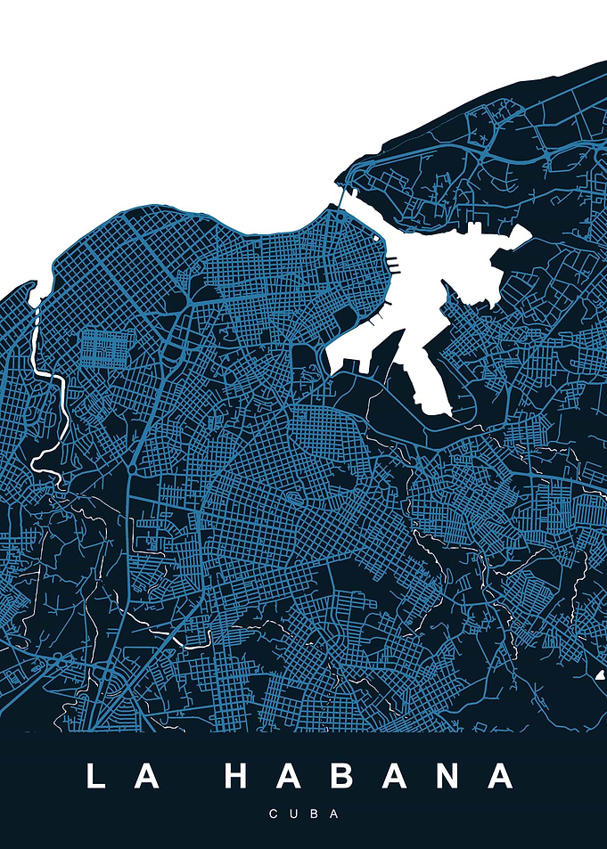LA HABANA Art Map Cuba