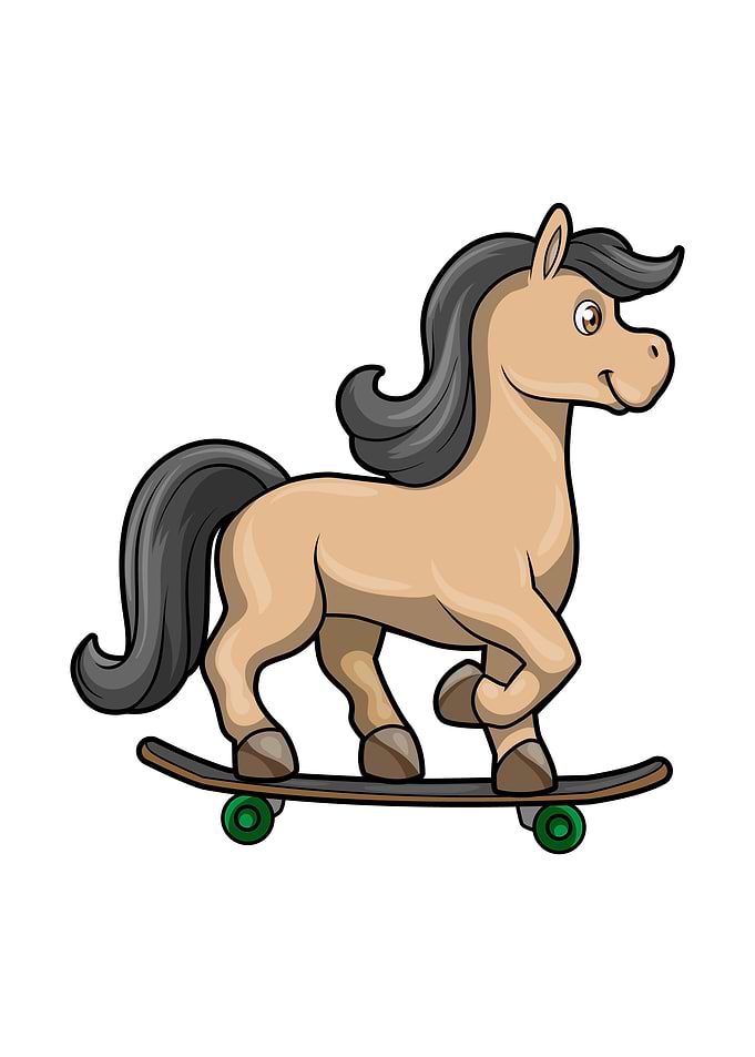 Horse Skater Skateboard