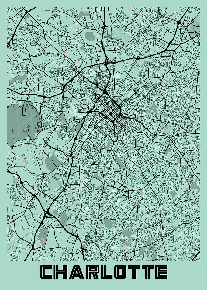 Charlotte Peony City Map