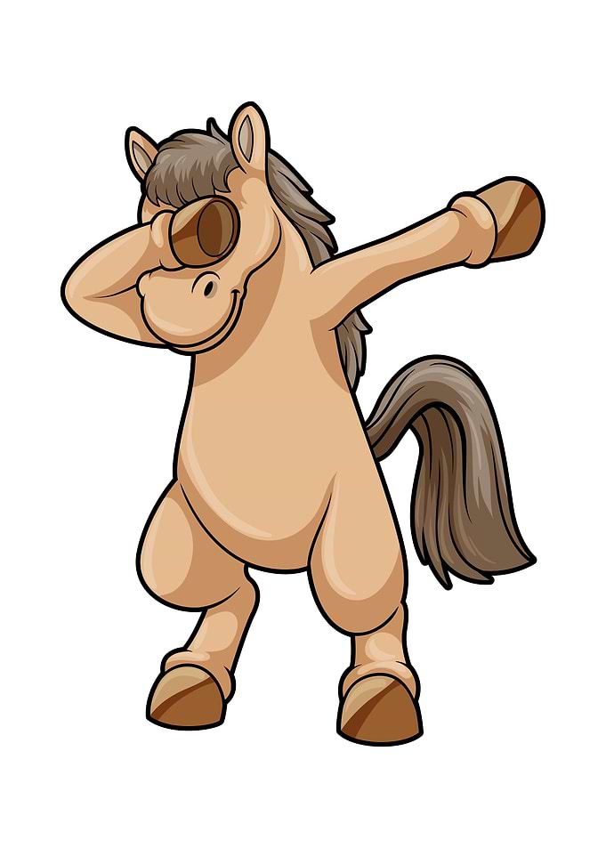 Horse Hip Hop Dance Dab