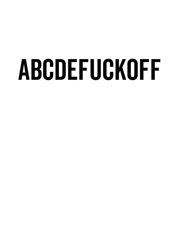 ABCDEFUCKOFF