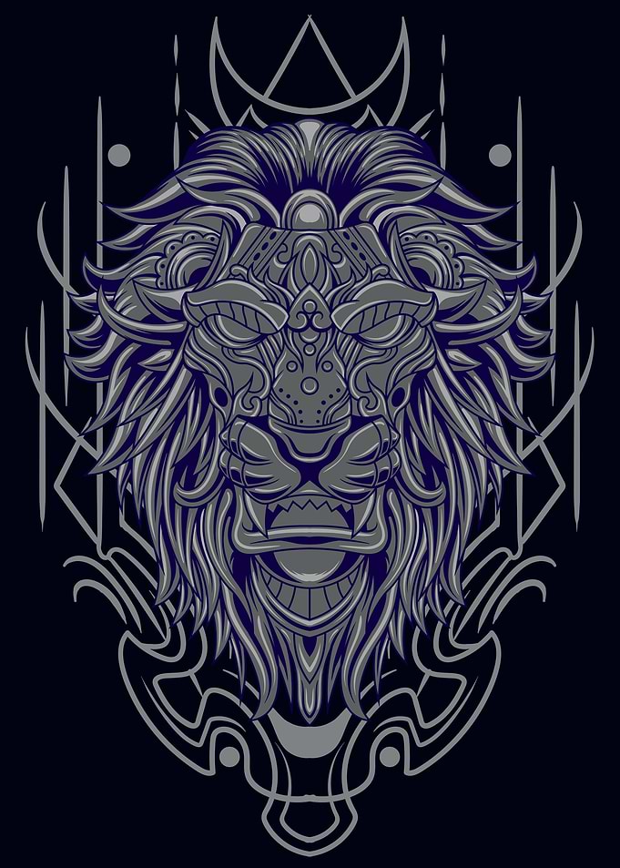 Lion Ornament 02