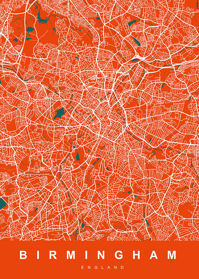 BIRMINGHAM Art Map England