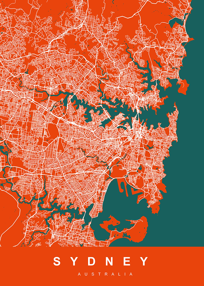 SYDNEY Art Map Australia