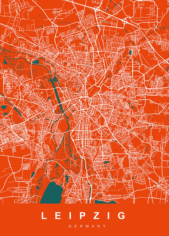 LEIPZIG Art Map Germany