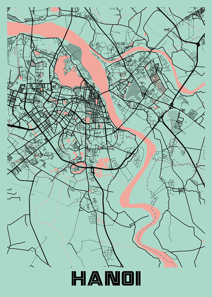 Hanoi Peony City Map