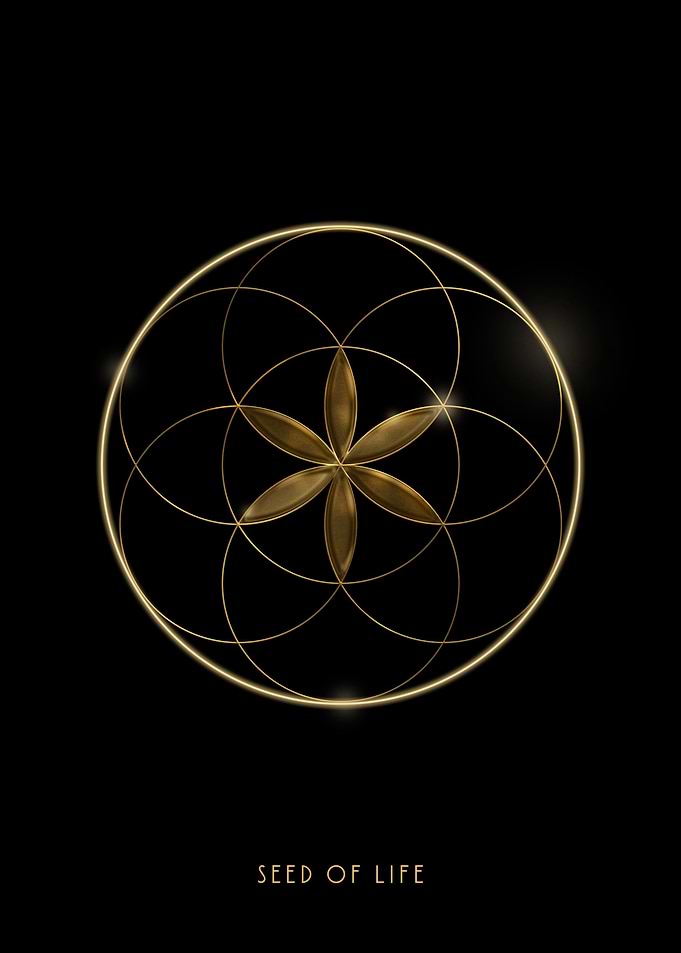 Gold Seed of Life