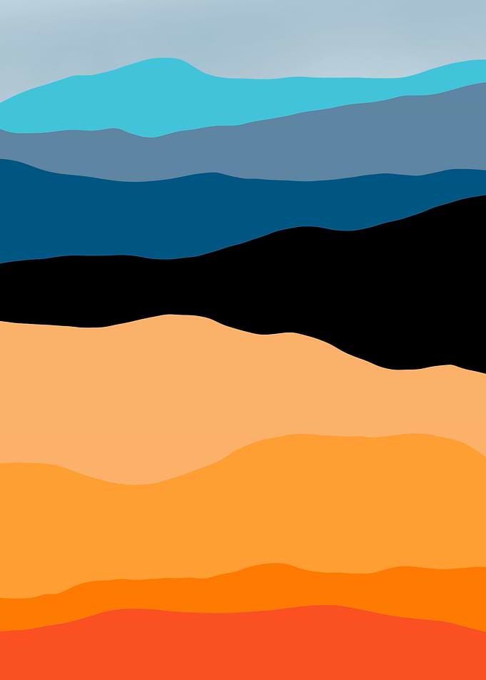 Minimalist landscape