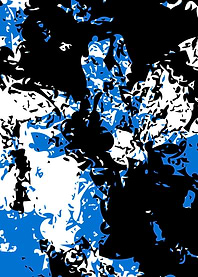 Blue Black and White