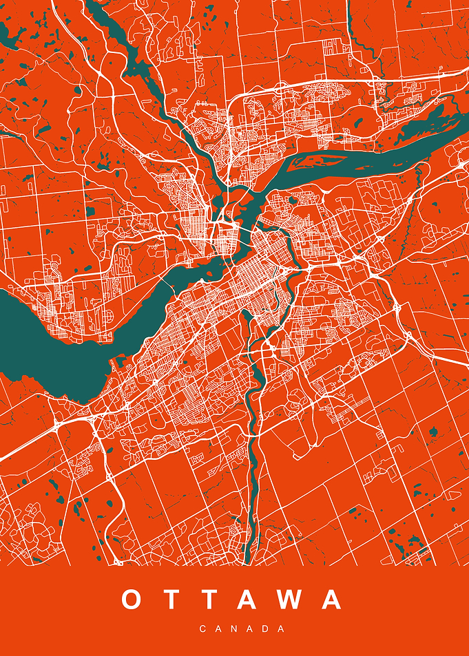 OTTAWA Art Map Canada