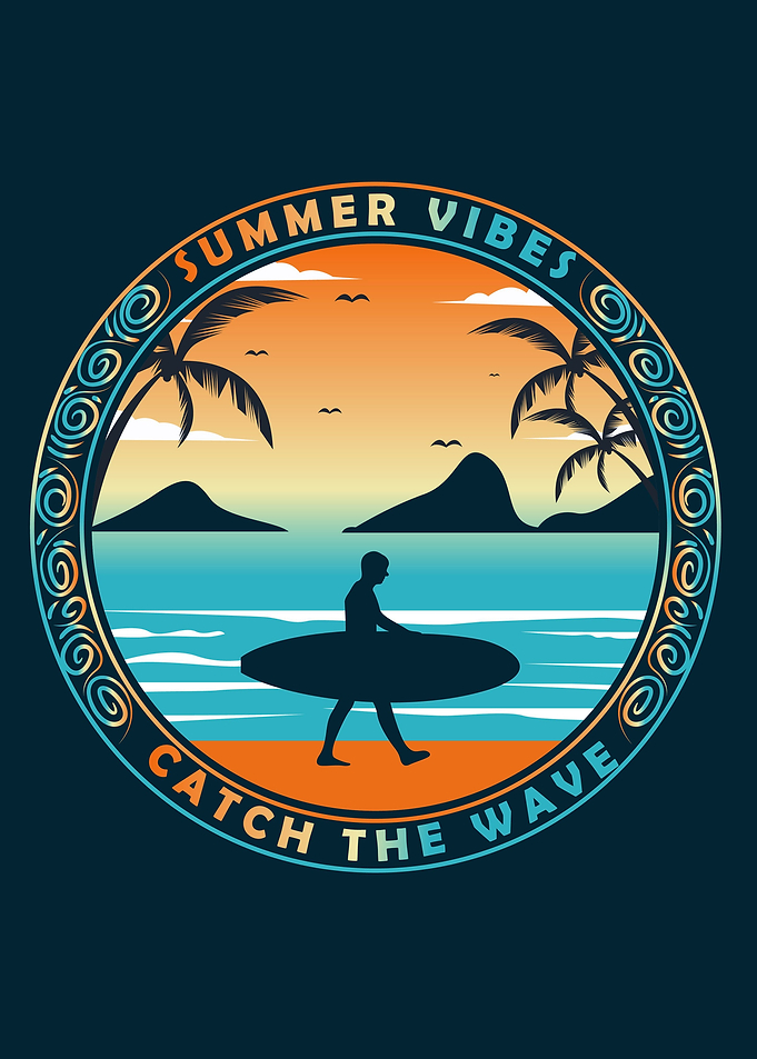 Summer Vibes Surfer