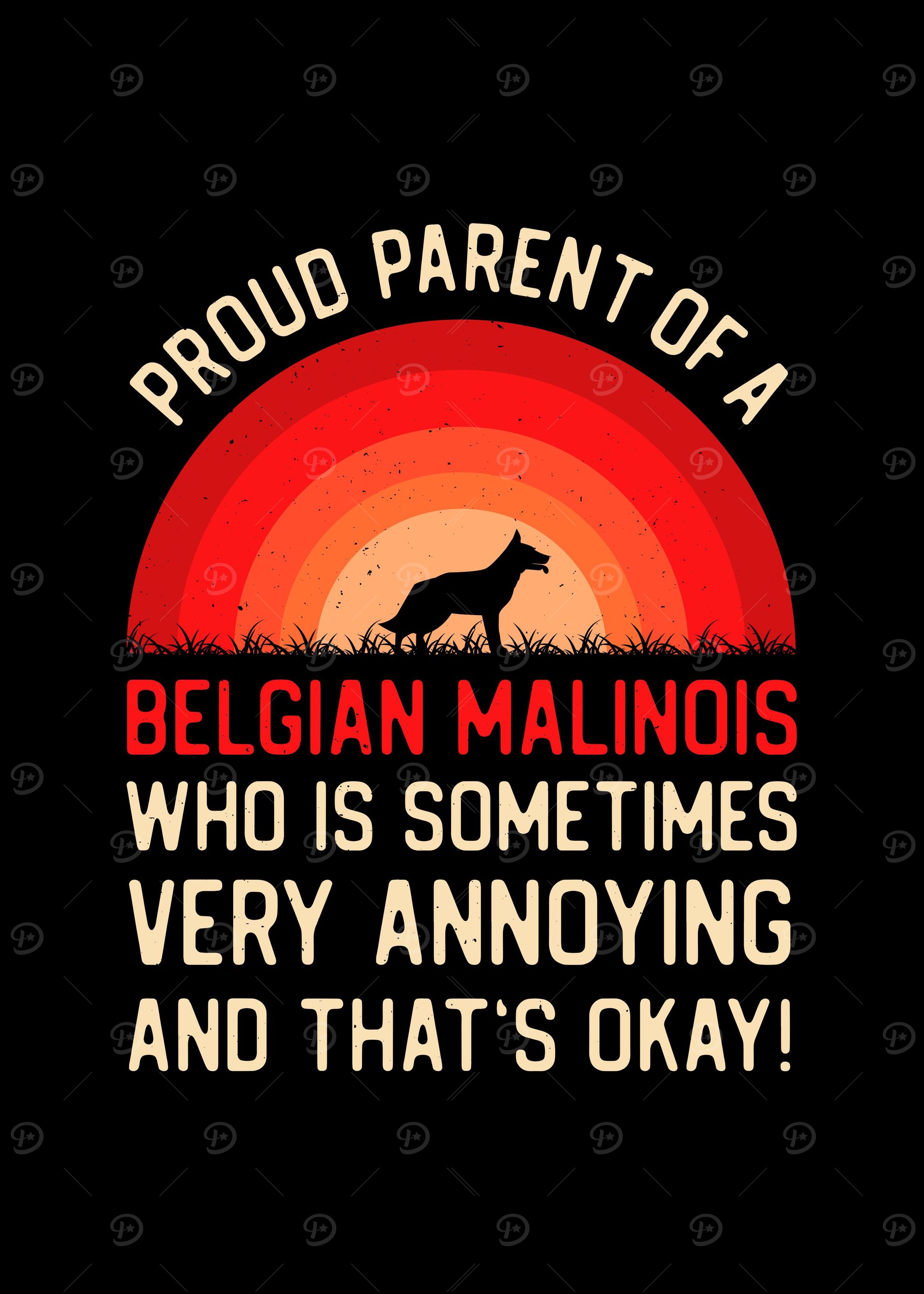 Funny Belgian Malinois