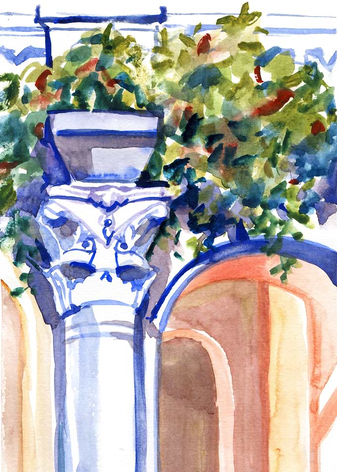 Antique Column Landscapes