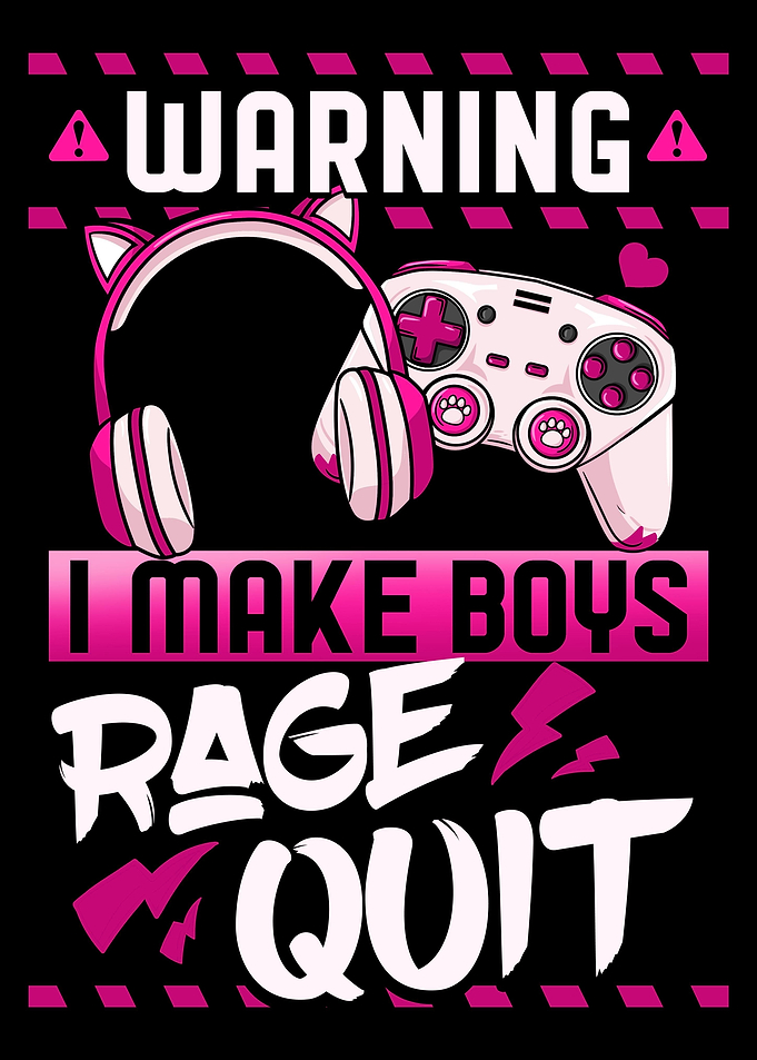 Gamer Girl Gaming Video Ga