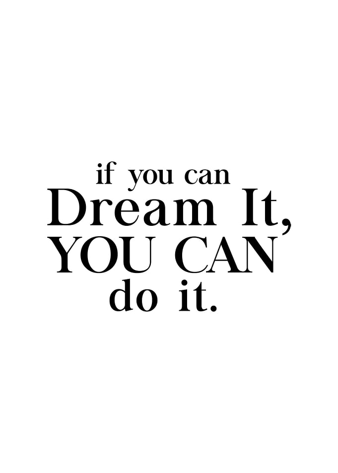 Dream Quotes Wall Art