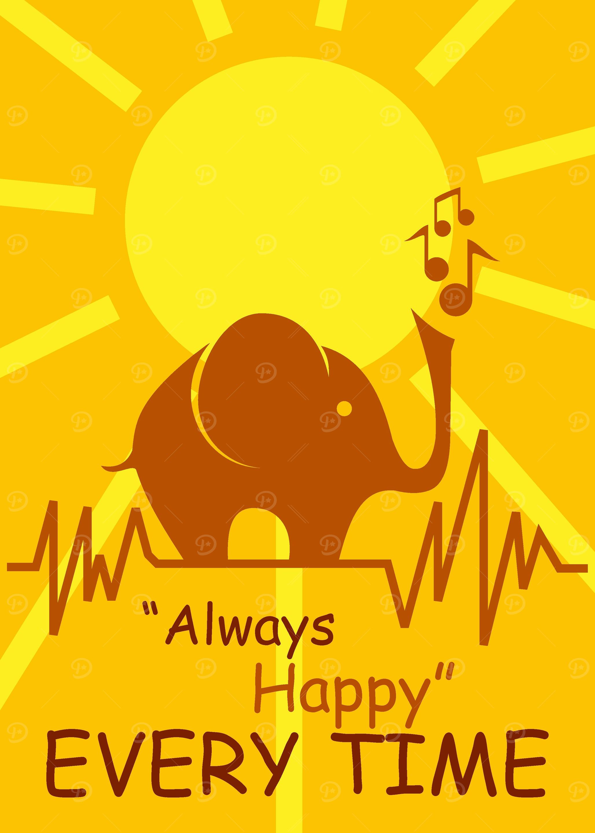 Elephant Always Happy