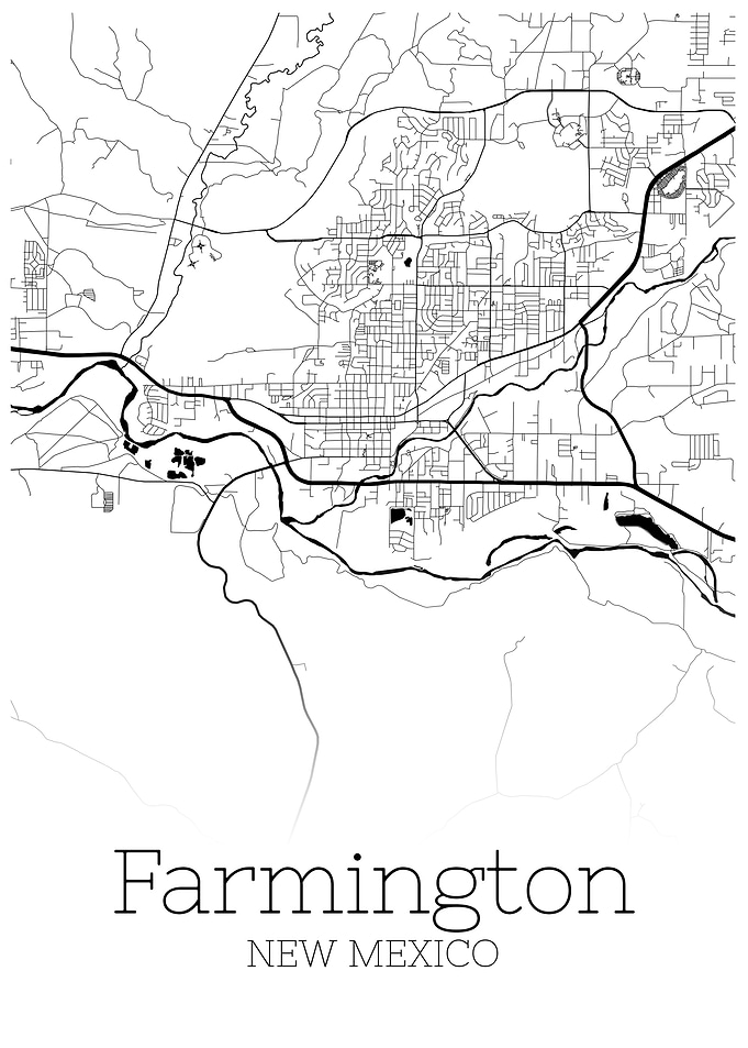 Farmington New Mexico map