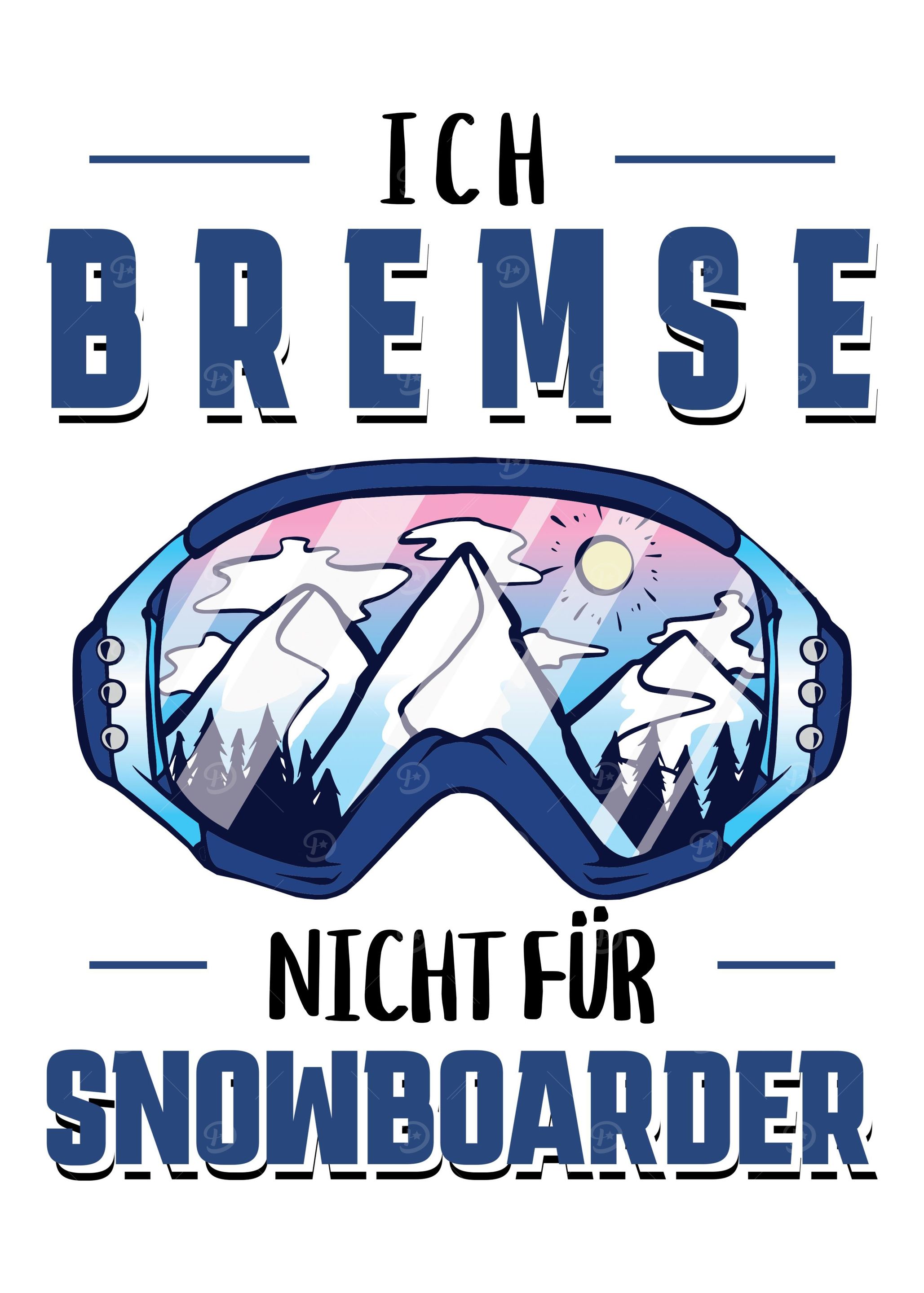 Toller Ski fahren Spruch
